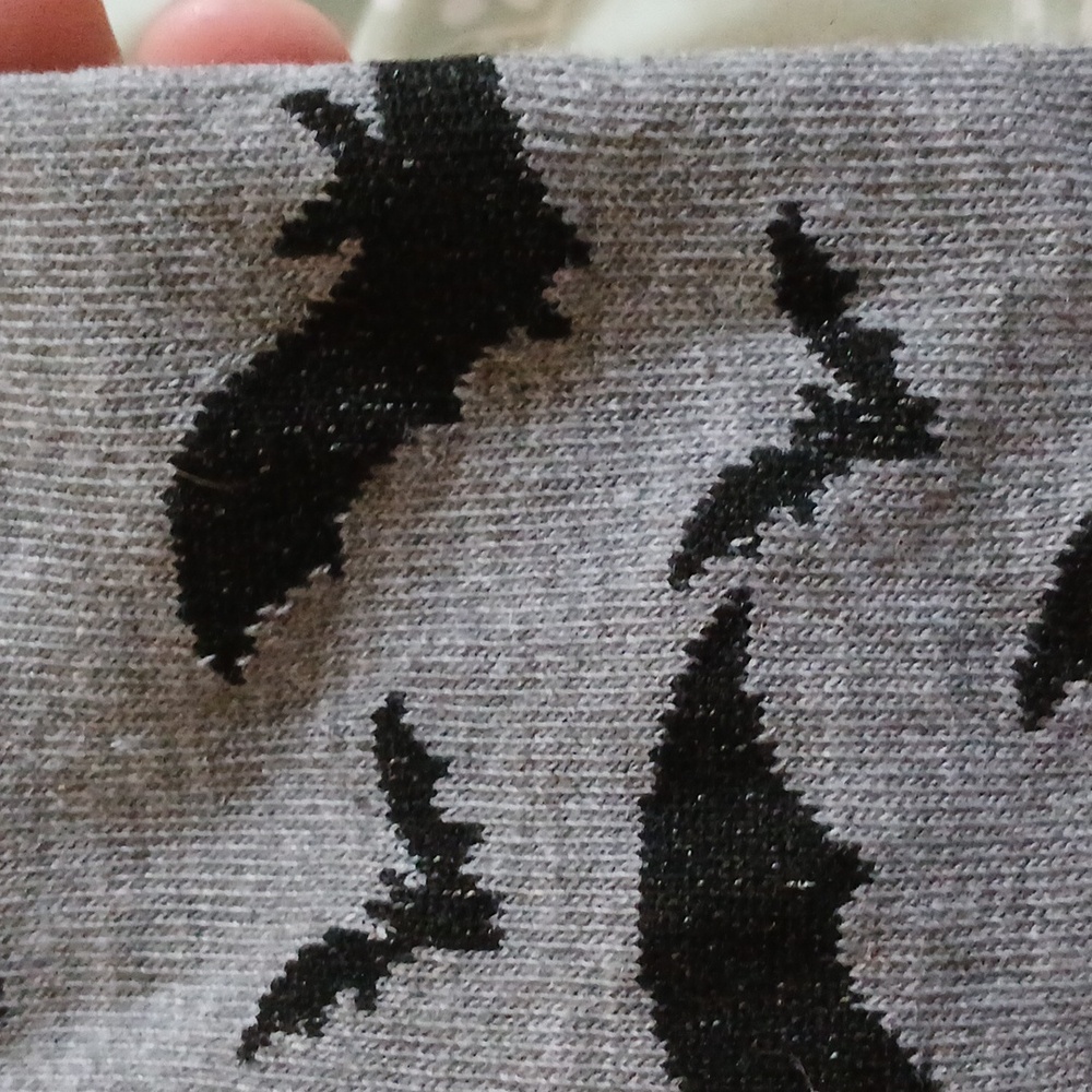 NWT Seasonal Collection Halloween Bat Crew Socks - Picture 5 of 5